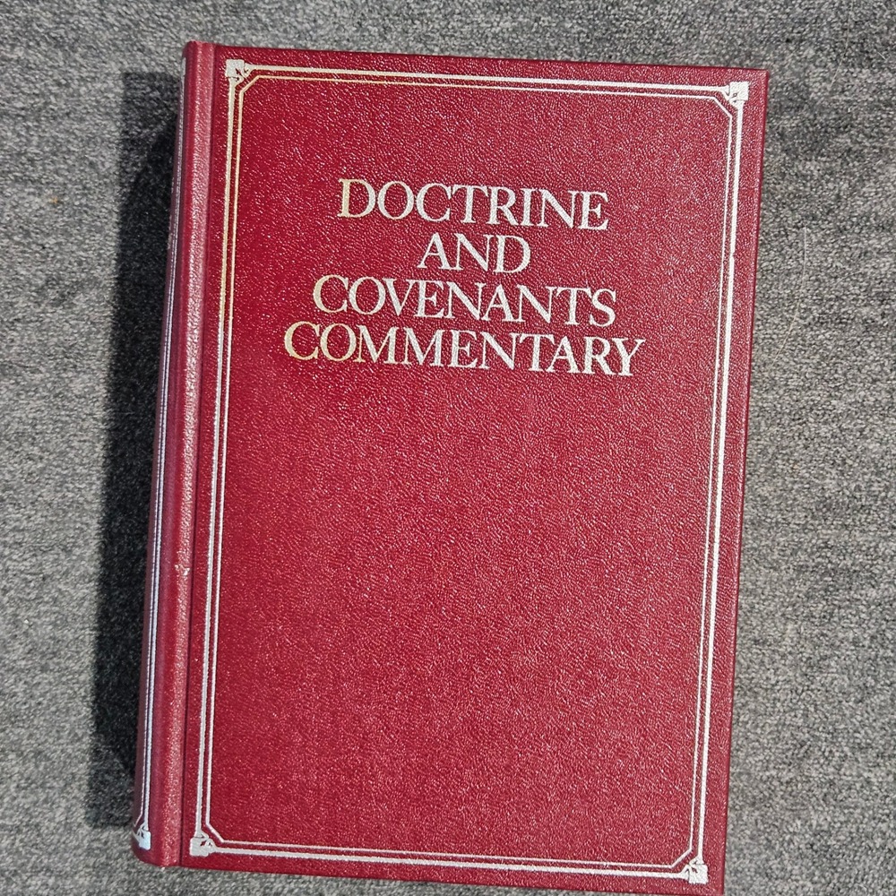 Doctrine and Covenants Commentary 1978 Deseret Book Hyrum M Smith Hardcover